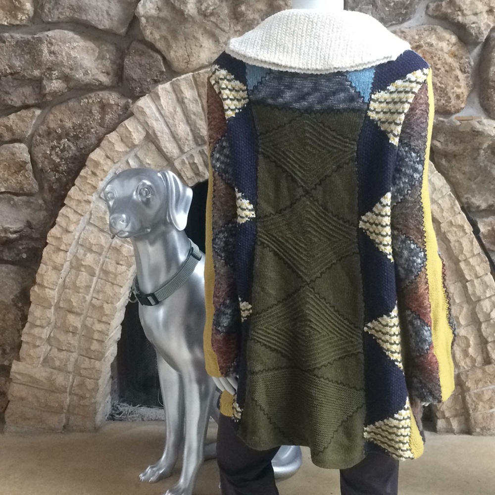 Anthropologie Charlie & Robin Patchwork Cardigan - Picture 4 of 8